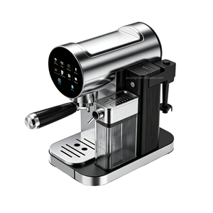Machine à café expresso multifonction chaude et froide avec réservoir d'eau de 0,9 L, réservoir de lait de 0,45 L, porte-filtre de 51 mm, auto-nettoyante et fonction lait frais - Product Image 2