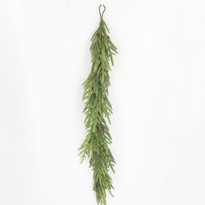 108CM de alta calidad Artificial PE grande solo HOJA DE Norfolk verde <span class=keywords><strong>Araucaria</strong></span> para decoración de Navidad Rama de cedro Artificial - Product Image 2