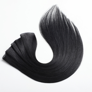 2025 Mới Tay Gắn Sợi Ngang Thiên Tài Sợi Ngang Cực Kỳ Vô Hình Con Người Tóc Mở Rộng Remy Trinh Nữ Gốc Việt Tóc Tự Nhiên Màu Đen - Product Image 3
