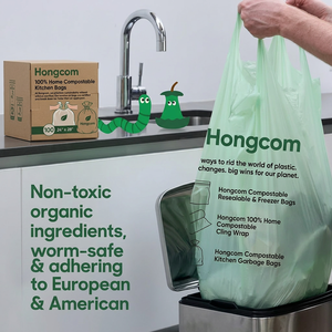 Bolsa de basura manejable PLA modelo más vendido 2025 para bolsas de basura biodegradables de residuos domésticos - Product Image 2