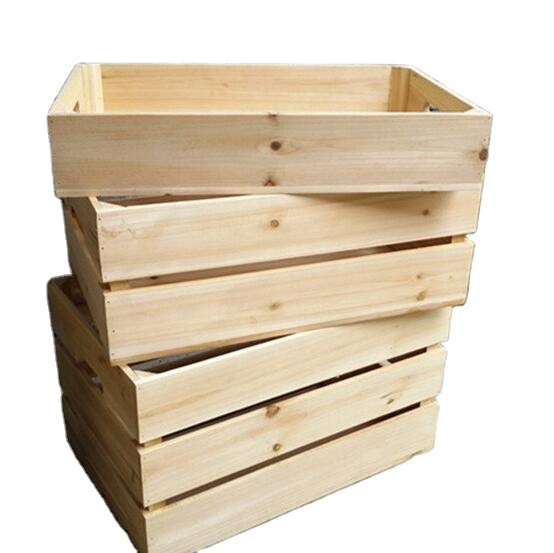 Custom Cheap Wooden Fruit Crates for Sale Factory Wholesale