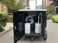 Chariot mobile commercial pour la vente de glaces, modèle 2025