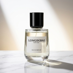 Nouvelle bouteille de parfum cylindrique vide en verre transparent 2026, style simple, 50 ml 100 ml, flacon de parfum rond avec pulvérisateur à clic - Product Image 1