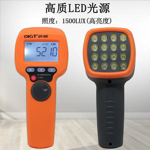 Pantalla digital de alta precisión, tacómetro de medición de velocidad sin contacto, nuevo medidor de frecuencia de estroboscopio Led DT10S - Product Image 2