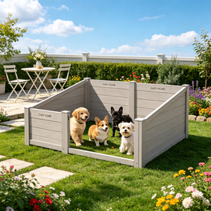 Parc <span class=keywords><strong>pour</strong></span> animaux de compagnie robuste, clôture extérieure <span class=keywords><strong>pour</strong></span> <span class=keywords><strong>chien</strong></span>, enclos métallique portable <span class=keywords><strong>pour</strong></span> animaux de compagnie <span class=keywords><strong>pour</strong></span> la cour, le jardin, la cour intérieure - Product Image 5