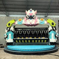 Manèges Robocop pour parcs d'attractions, lumières LED, centres commerciaux intérieurs/extérieurs, Chine