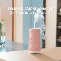 Diffuseur d'arômes, nouveau produit, design tendance rose, diffuseur d'huiles essentielles pour salon et chambre.