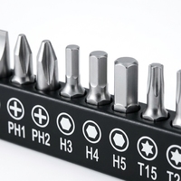 Promotion d'usine LXD : Ensemble de 12 embouts de tournevis T15 T20 T25 PH1 PH2, tige hexagonale de 1/4 po, acier CR-V, compatible avec les perceuses électriques