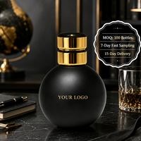 Parfum Oriental de Dubaï pour Homme, Flacon à Capuchon Doré, Qualité Designer Originale, Vaporisateur de Niche, OEM ODM Branding