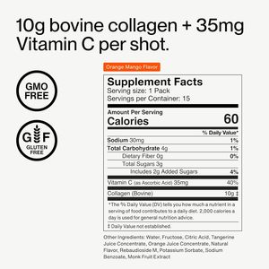 Oem/odm คอลลาเจนช็อตอาหารเสริมไฮโดรไลซ์โบวีนคอลลาเจนและวิตามินซีเพื่อช่วยรองรับข้อต่อเครื่องดื่มคอลลาเจน<span class=keywords><strong>กระดูก</strong></span> - Product Image 5