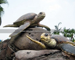 Equipo de parque de temática marina, estatua de tortuga marina animatrónica personalizada para acuario al aire libre, modelo de tortuga marina - Product Image 2