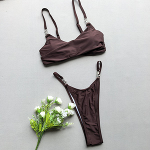 Baishiwei 2025 Sexy Rắn Bộ Bikini Cho Phụ Nữ Mùa Hè Chân Cao Brazil Áo Tắm Đồ Bơi Sexy Cô Gái Trajes De Bano Thong Phù Hợp Với - Product Image 5