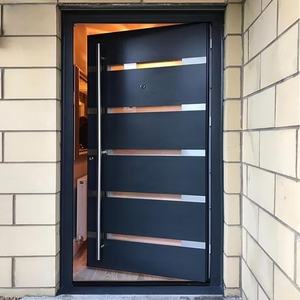 Produttore diretto moderno <span class=keywords><strong>ingresso</strong></span> anteriore di sicurezza per la casa esterno cancello scorrevole in alluminio e acciaio anti-uragano porta perno - Product Image 3