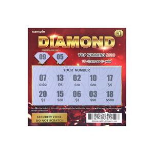 <span class=keywords><strong>Prix</strong></span> d'usine Fabricant de loterie à gratter Impression Numéro gagnant Logo personnalisé de la taille du grand <span class=keywords><strong>prix</strong></span> - Product Image 4