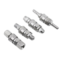Adaptateur de nettoyeur haute pression 3/8 \ "NPT connecteur mâle connexion rapide prise en acier inoxydable 5000 PSI pour raccords de tuyauterie