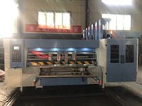 Máquina Automática para Impresión, Ranurado y Troquelado de Cartón Corrugado en Venta, Máquina de Impresión Flexográfica y Ranurado