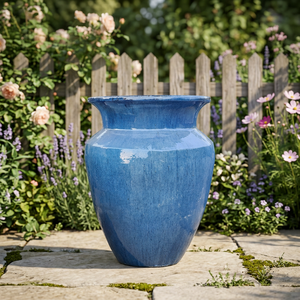 Vases en céramique émaillée géants écologiques de Binh Duong, artisanat, urnes, pots de fleurs et jardinières pour la maison et le jardin, vente en gros - Product Image 3