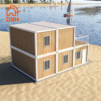 Maisons conteneurs préfabriquées ODM Living, 1, 2, 3, 4 chambres, bureaux, maisons portables préfabriquées, deux chambres avec toilettes intégrées