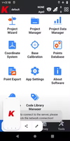 Perangkat Lunak Kolida K-survey Sistem Operasi Android Cocok untuk Kolida dan SOUTH GPS RTK H6/H10 Controller Perangkat Lunak K-survey