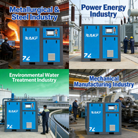 Compresor ZAKF de Ahorro Energético de 37kW 50HP 8bar 1.86-6.2m3/min PM de Velocidad Variable, Sin Aceite y Lubricado con Agua para Producción Médica