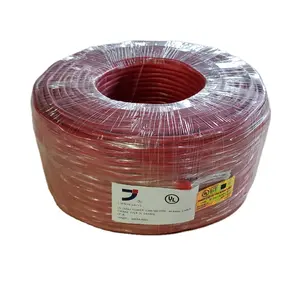 TIANJIE-2C 1.0mm2 solid copper conductor unshielded red PVC twisted pair fire alarm cable