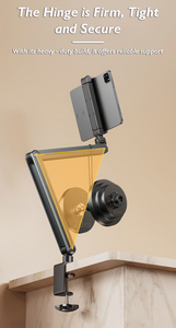 Chất Lượng Cao Kim Loại Nhôm Dài Cho Cánh Tay Máy Tính Để Bàn Núi Chủ Linh Hoạt Kẹp Clip Giường Trên Cao Đứng Cho Máy Tính Bảng Điện Thoại Bàn - Product Image 4