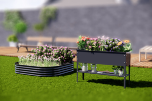 Bac à plantes surélevé, grand bac à plantes en métal surélevé pour la plantation de légumes et de fleurs en extérieur - Product Image 6