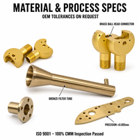 Service de tournage et de fraisage CNC de précision sur mesure, pièces usinées CNC en métal, bronze, laiton, cuivre