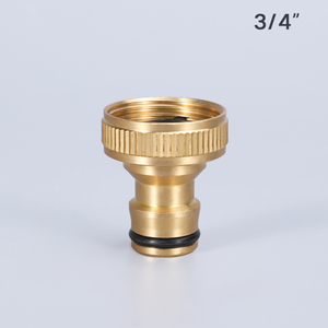 1PCS 3/<b>4</b> Inch GHT Solid Brass Thread Fittings Quick Connector of Famale - Product Image 4