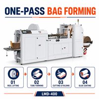 Machine de fabrication de sacs en papier à fond plat entièrement automatique pour l'emballage du pain – Offre Spéciale