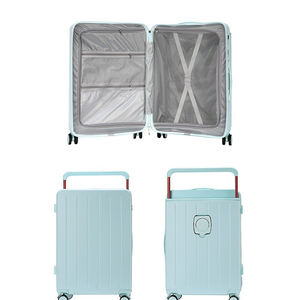 Valise de voyage à roulettes premium PC 20/24/26 pouces avec poignée télescopique élargie et serrure TSA - Product Image 4