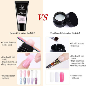 BORN PRETTY 30ml Gel Acrílico de Extensión Rápida Sin Hema, Color OEM Blanco Rosa, Gel Constructor Sólido para Extensión de <span class=keywords><strong>Uñas</strong></span> - Product Image 4