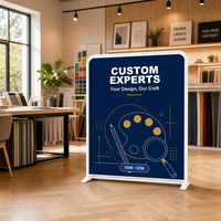 Mur de toile tendue avec cadre en aluminium, imprimé par sublimation, imperméable, écologique, pliable, portable, pour photographie
