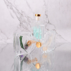 <b>Reed</b> <b>Diffuser</b> Set 100ml Glass Rectangular Long Lasting Aroma Home Use Hotel Ornament - Product Image 1