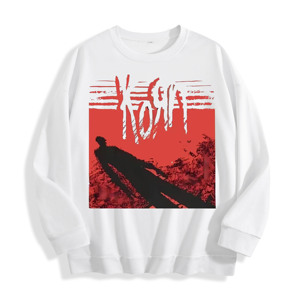 Korn <span class=keywords><strong>Rock</strong></span> <span class=keywords><strong>Band</strong></span> Graphic girocollo felpa, noi magazzino, 6 colori - Product Image 1