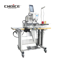 Machine à coudre industrielle automatique à point noué GC-2210R-J, construction en métal robuste pour la couture de ceintures de pantalons et de plusieurs types de vêtements