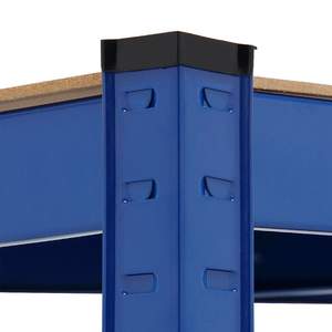 رف كتب صناعي من 5 مستويات ، رف تخزين قائم عتيق ، حامل كتب معدني صناعي - Product Image 6