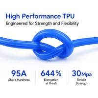 Filament LONQI TPU 95A 1,75 mm 250 g, élasticité supérieure, rebond élevé, matériau durable et flexible, filament TPU95A