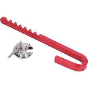 YH2981 Bloqueo de cuña de rueda, Bloqueo de rueda de remolque tipo J Bloqueo de abrazadera de rueda, Bloqueo de seguridad antirrobo para neumáticos - Product Image 4