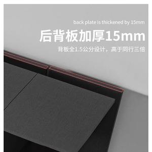 Ménage chambre à coucher bois massif moderne simple léger luxe italien minimaliste <span class=keywords><strong>porte</strong></span> en verre <span class=keywords><strong>porte</strong></span> <span class=keywords><strong>coulissante</strong></span> armoire à portes coulissantes - Product Image 4