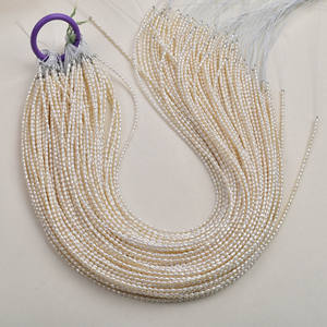 Nouvelles perles d'eau douce Mini pour Xiaomi, 2-2,5 mm, économiques, naturelles, perles en vrac semi-finies, matériau de bricolage, couleur blanche, forme pomme de terre - Product Image 3