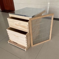 Holz-Bienenstock mit 10 Rähmchen, Langstroth-Bienenstock