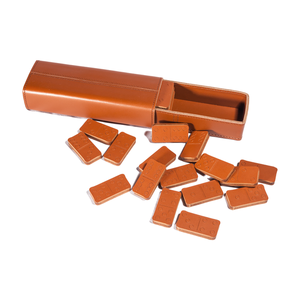 Caja de Dominó de Cuero de Lujo Personalizada para Niños y Adultos - Product Image 6