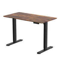 Table de bureau moderne à moteur unique, ergonomique, intelligente, électrique, réglable en hauteur, assis-debout, écologique, vente en gros