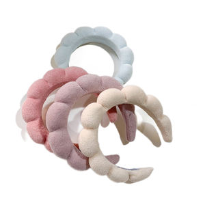 Bandeau rembourré en velours et éponge avec nœud torsadé pour femme, accessoires pour cheveux, bandeau pour cheveux, cerceau pour cheveux - Product Image 1