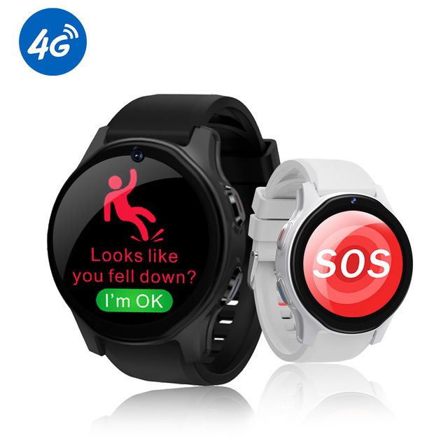 Open API 4G Elderly Watch Fall Detection GPS WiFi Tracking SOS Alarm Geo-fence Nursing Home Elderly Care Smart Sleep Tracker