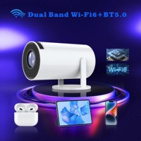 Proyector LCD Veacine HY300 Mini Portátil para Uso Doméstico HD para Cine, Videojuegos, Wifi, Bluetooth, Android