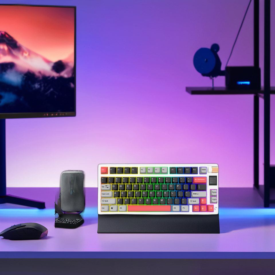 Keyboard Custom Switch Custom Switch TKL RGB Gaming Keyboard - Wireless & Backlit