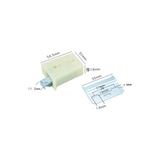 Abs Pp Cabinet Hanging <b>Bracket</b> 56.5x37x18mm Easy Installation For Cupboard - Product Image 1