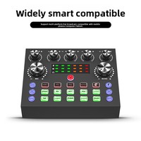 Kit Carte Son Professionnelle V8s PC Microphone Studio Condensateur 87 pour Karaoké Podcast Enregistrement Streaming Live